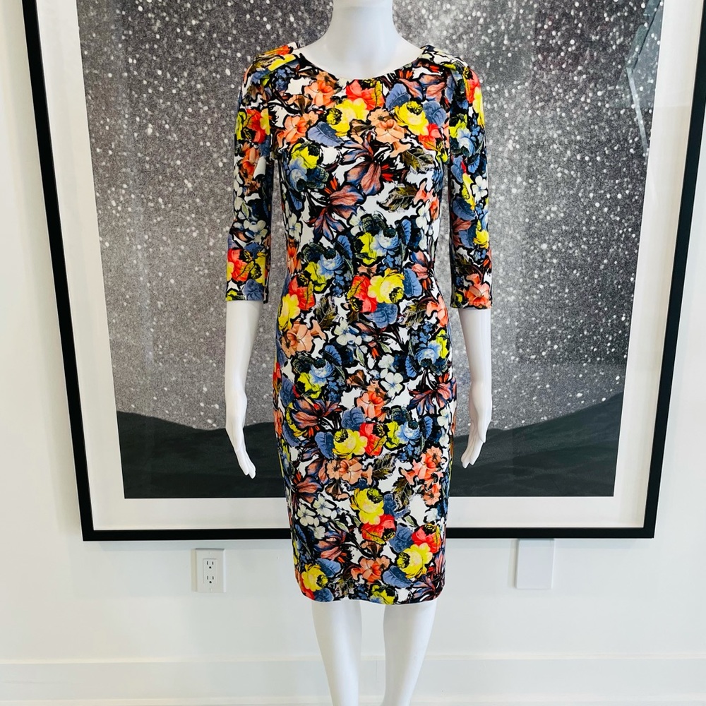 Erdem Floral Jersey Knit Dress